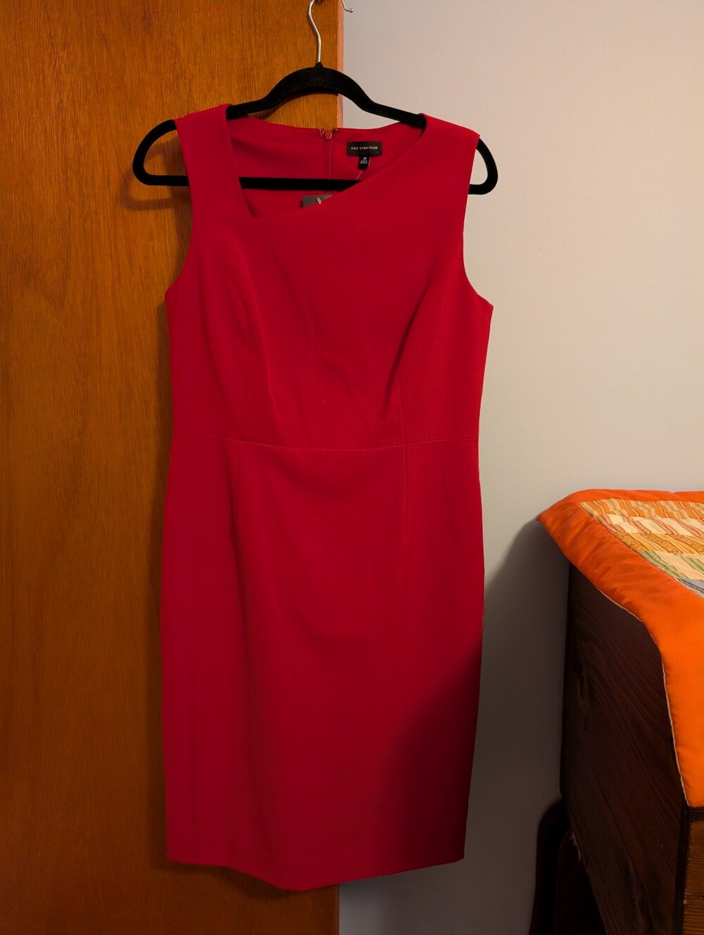 The Limited NWT Brick Red Sleeveless Lined Midi DressWomen's Size 10